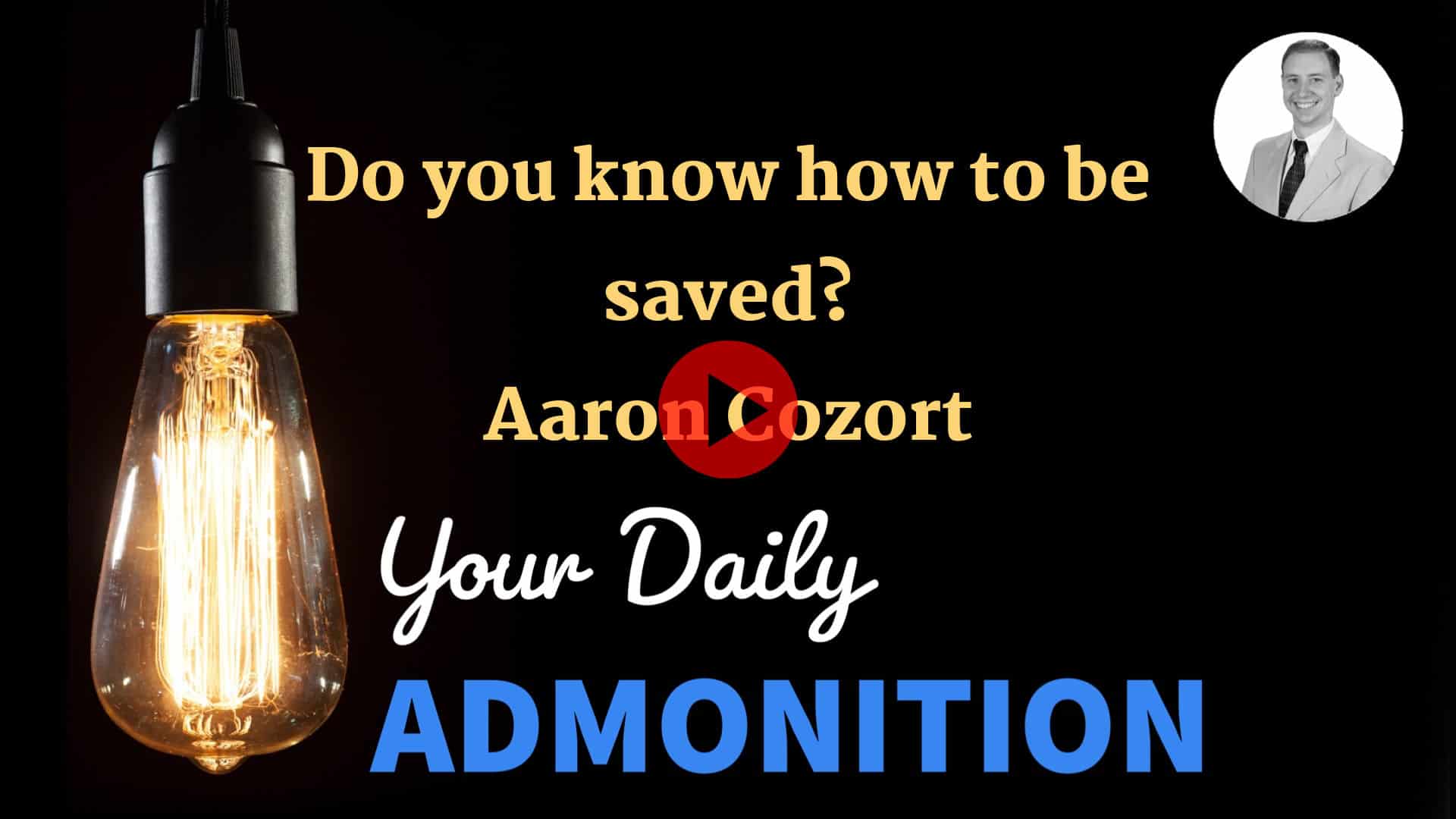 Featured image for “Do you know how to be saved? – ep 35”