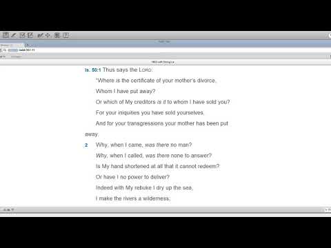 Featured image for “Isaiah 50”